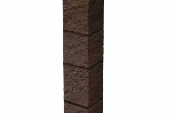 Угол наружный Vilo Sandstone (Песчаник) Dark Brown | Тёмно-коричневый